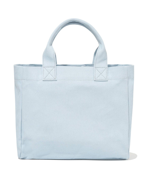 Clover Heart Canvas Mini Tote Bag Blue