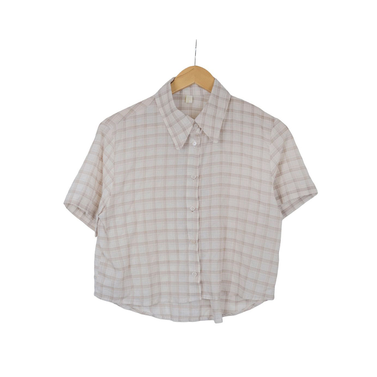 Mushroom check shirt