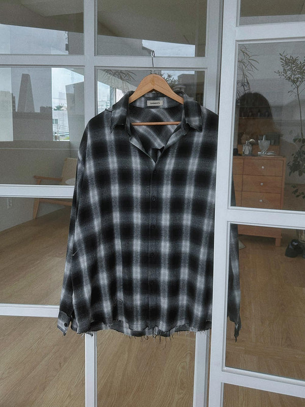 2 Low Deco Check Shirt (3color)