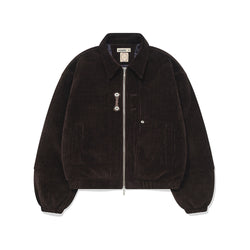 Corduroy bomber jacket / Brown