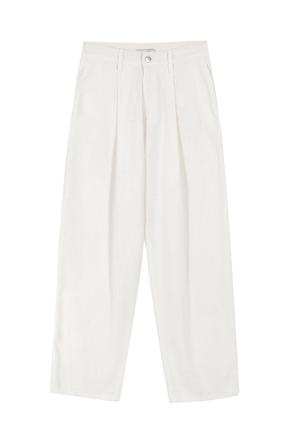 LMN Avenue Linen Pintuck Wide Pants (3 colors)