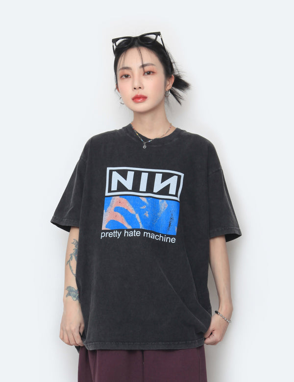 NIN Printed Short-Sleeved T-Shirt