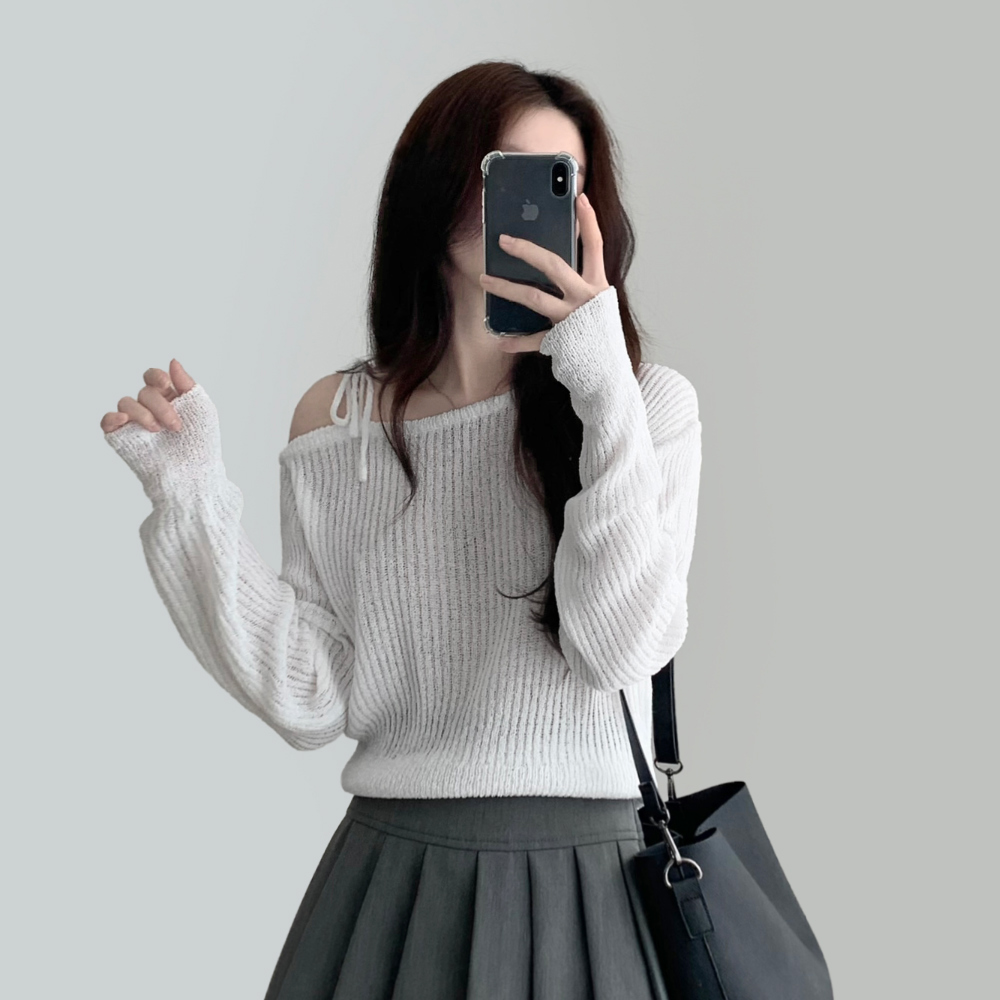 Kohi Yop Shoulder Knitwear