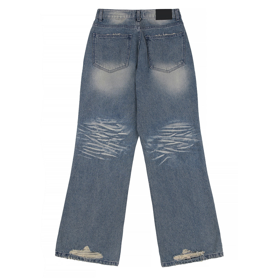 Damage Embo Washing Denim [1color]