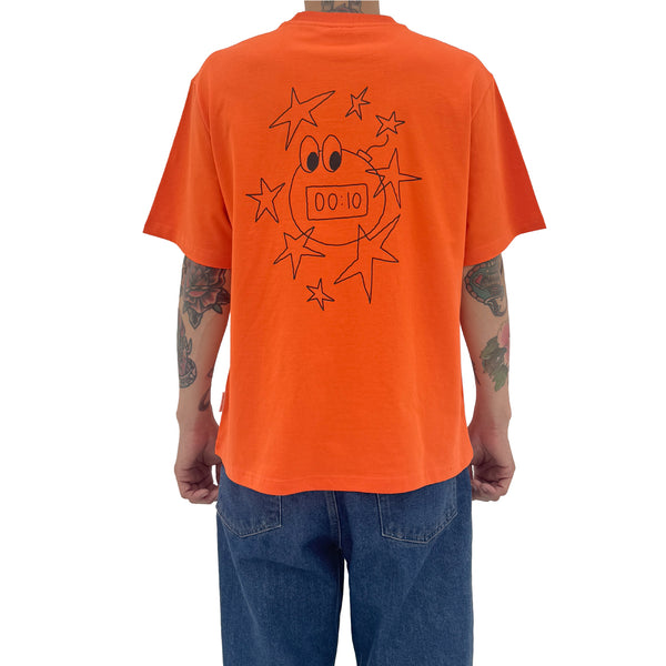 ボム 00:10 Tシャツ_ORANGE