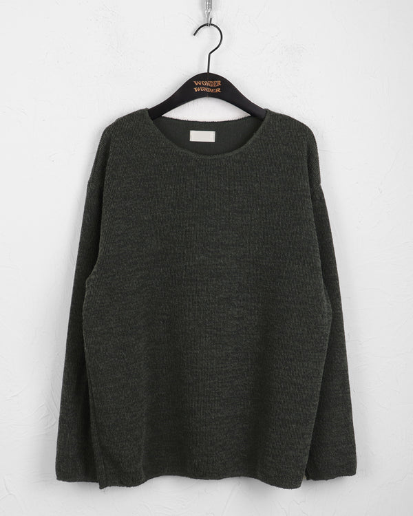 Siku Damage Round Loose-Fit Long Sleeve Knit