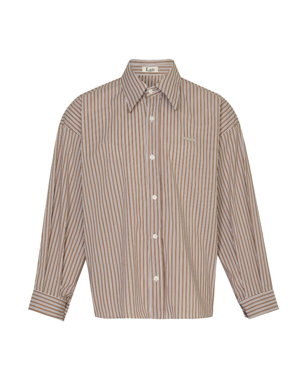 [0018] Classic striped tie shirt