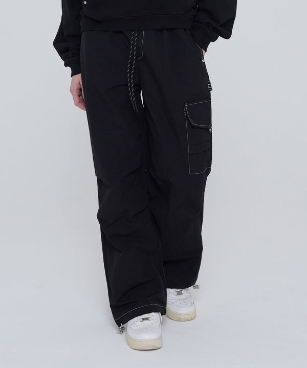 VISION POCKET STITCH PANTS - [BLACK]