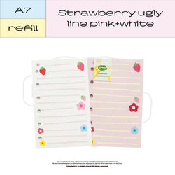 A7 strawberry refill set