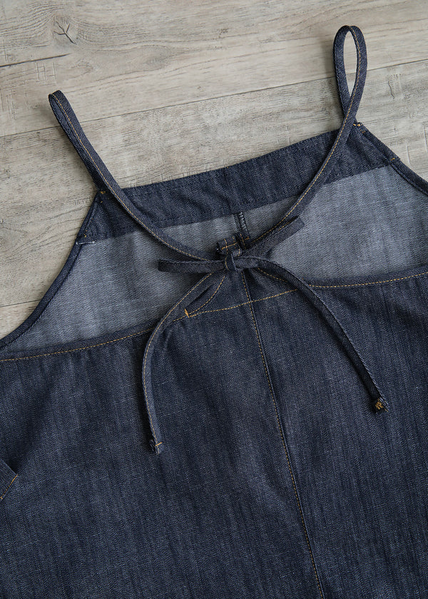 REES STRAP DENIM VEST