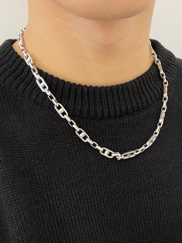 ASCLO Theta Necklace & Bracelet (Silver)