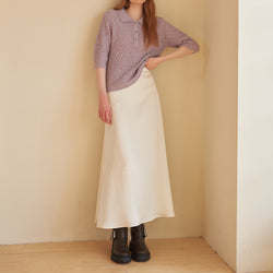 Setin Long Skirt Ivory