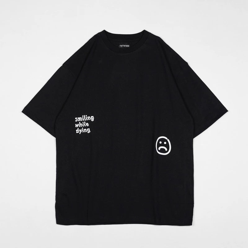 FAITH FADE - スリーアイオーバーサイズTシャツ (ブラック)
