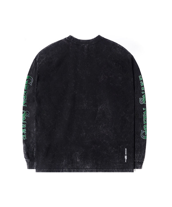 TL Green Snake SP Washed Long Sleeve (Black)