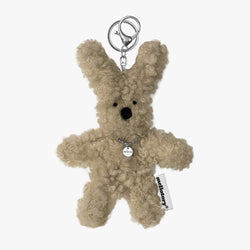 BOUCLE RABBIT KEYRING (BROWN)