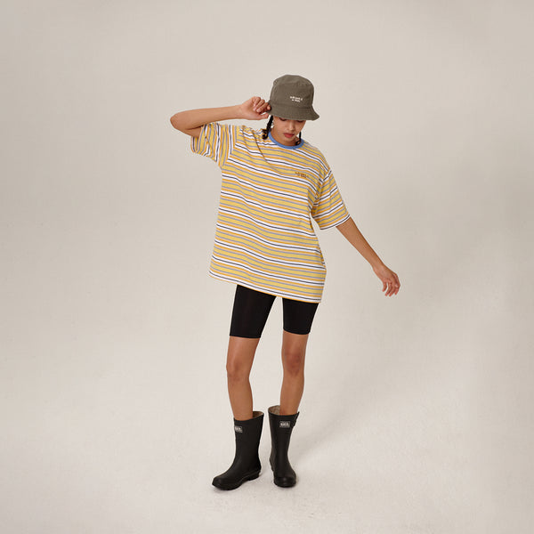 Dazzy Stripe T-Shirt Yellow