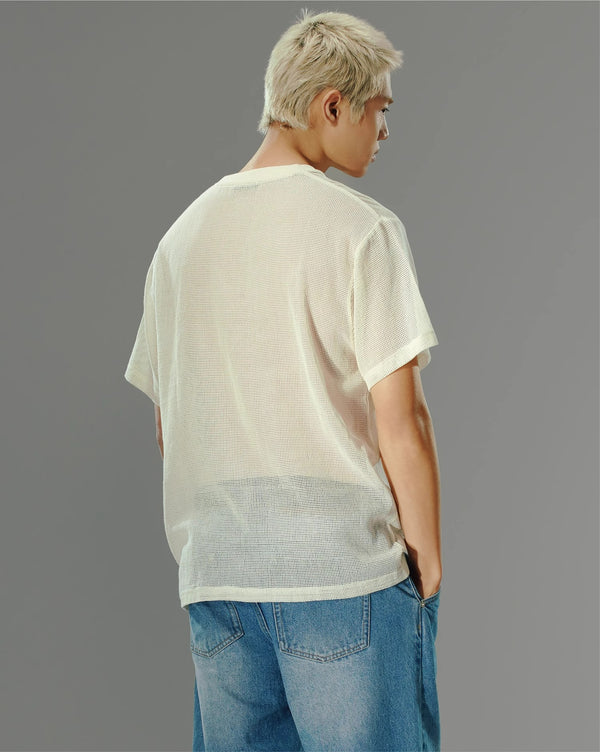 RANDOMEVET 2024 ファントムメッシュ半袖Tシャツ 24SS4469