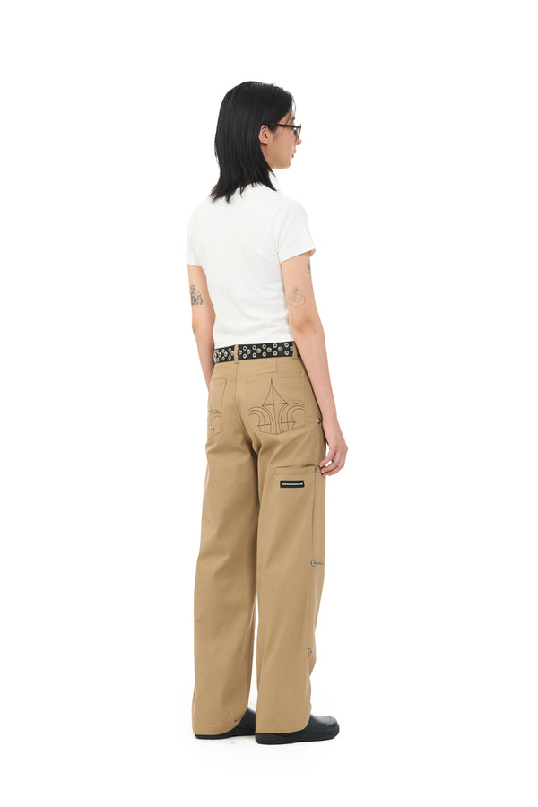 ROCK CARPENTER PANTS - BROWN