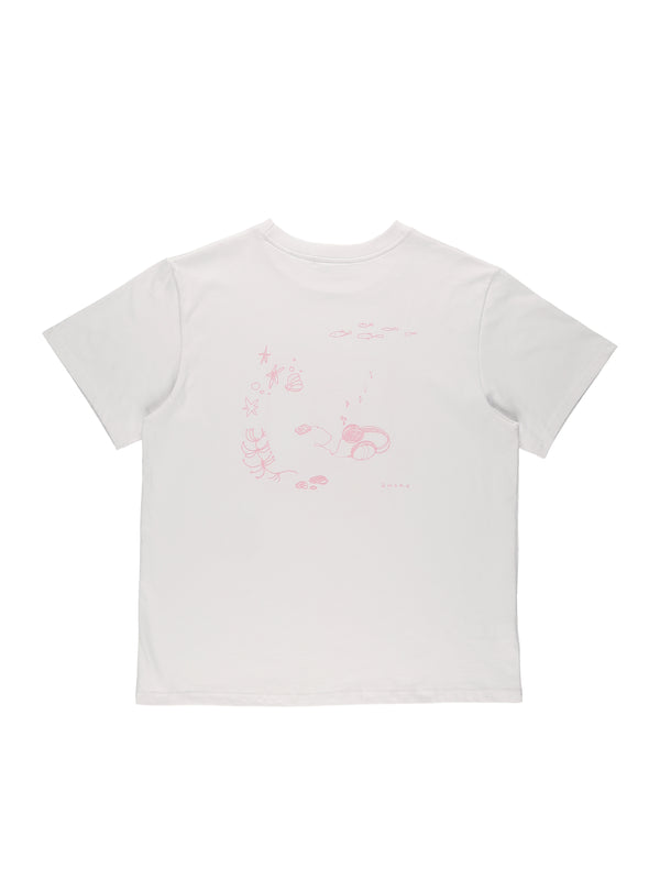 PRINCESS SQUID T-SHIRT (WHITE)