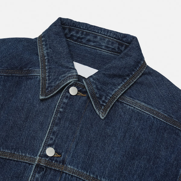 Trian crop denim jacket