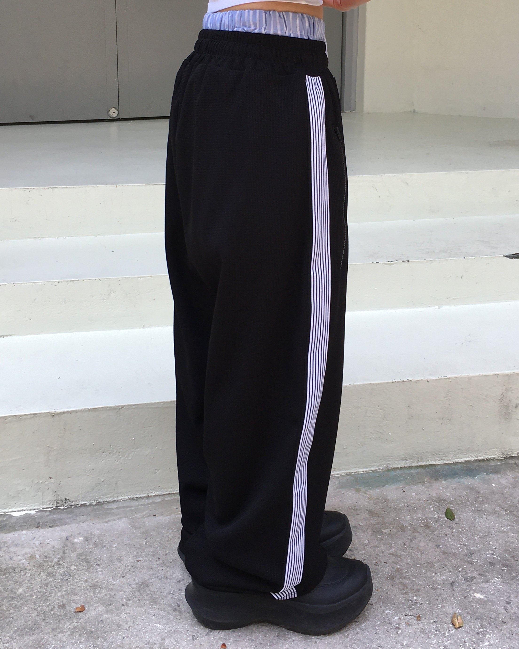 3 line track pants