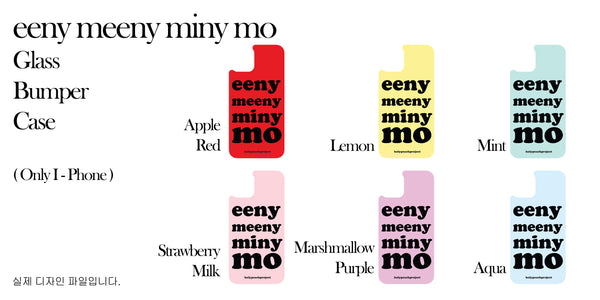 [MADE] eeny meeny miny mo Glass Bumper iPhone Case - Strawberry Milk