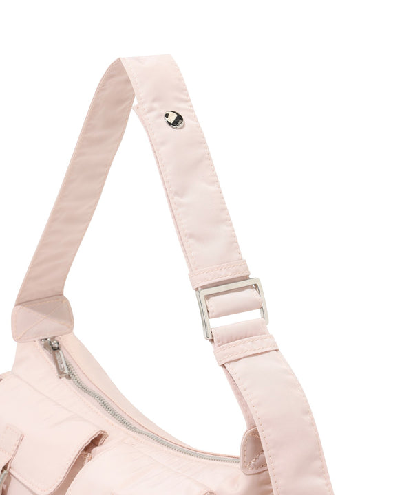 Clover Heart Glowy Two Pocket Shoulder Bag Pink