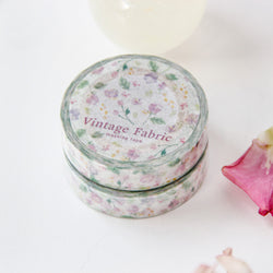 Vintage Fabric Masking Tape / Faded Flower