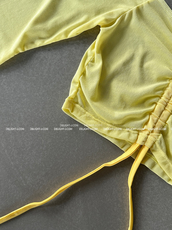 Lemon 4PS Cover-Up Bikini Set