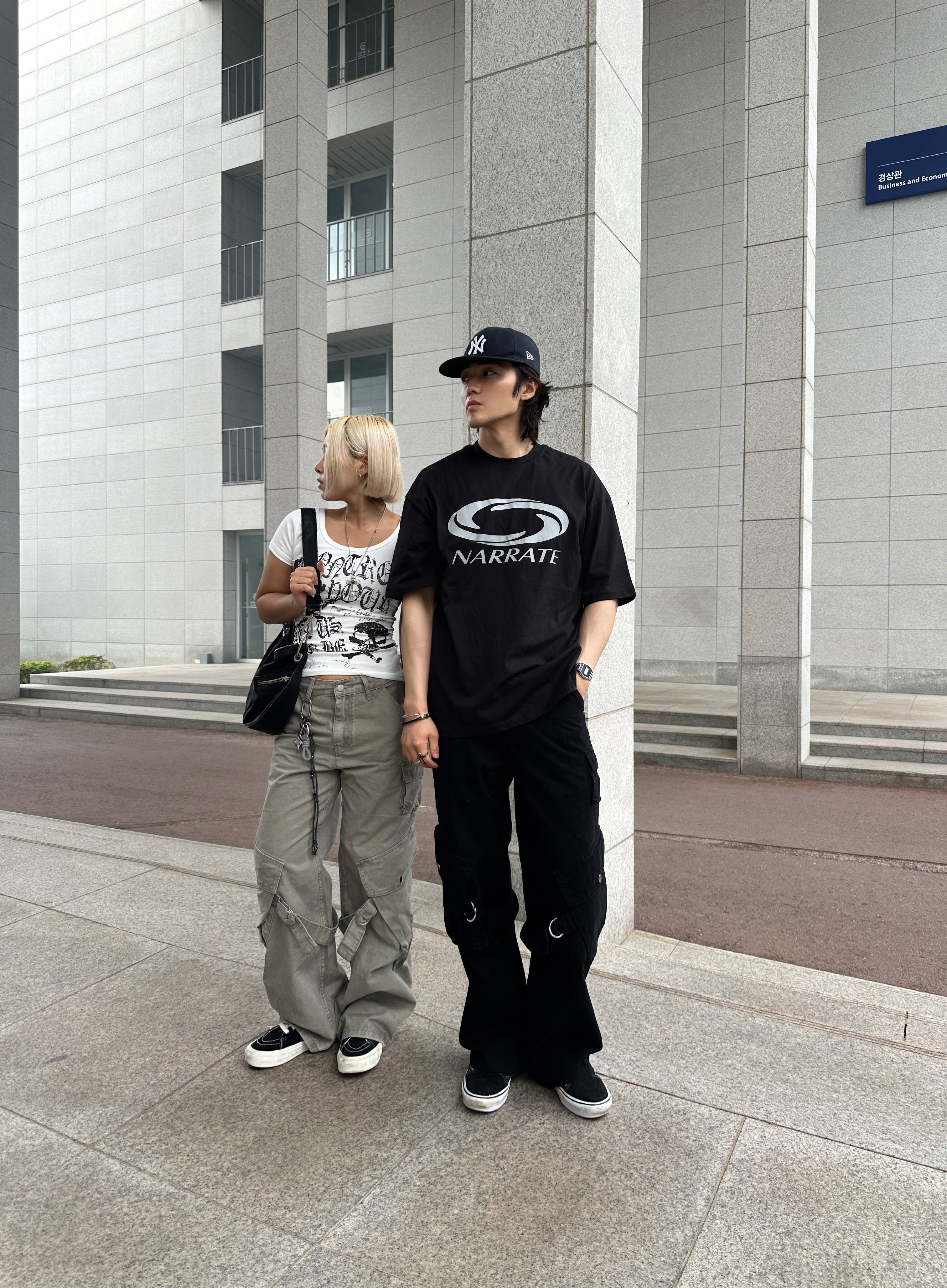 ロックシックヴィンテージスカルT
