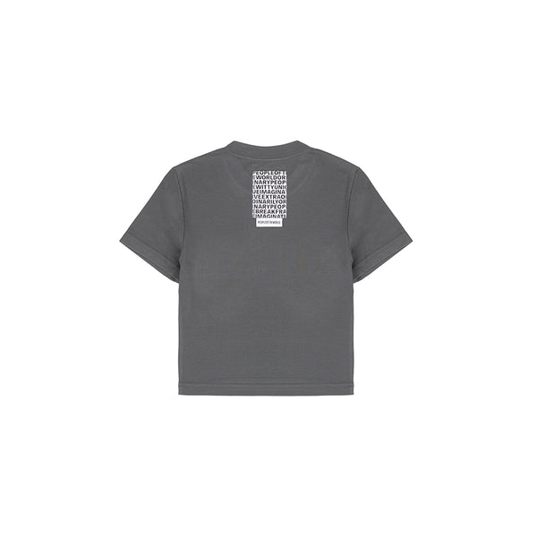 Cropped Archie Logo T-shirt (GRAY)