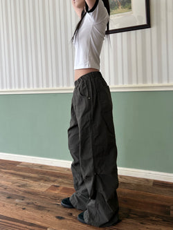 banding parachute pants