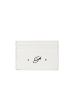 SIGNATURE CARD WALLET white