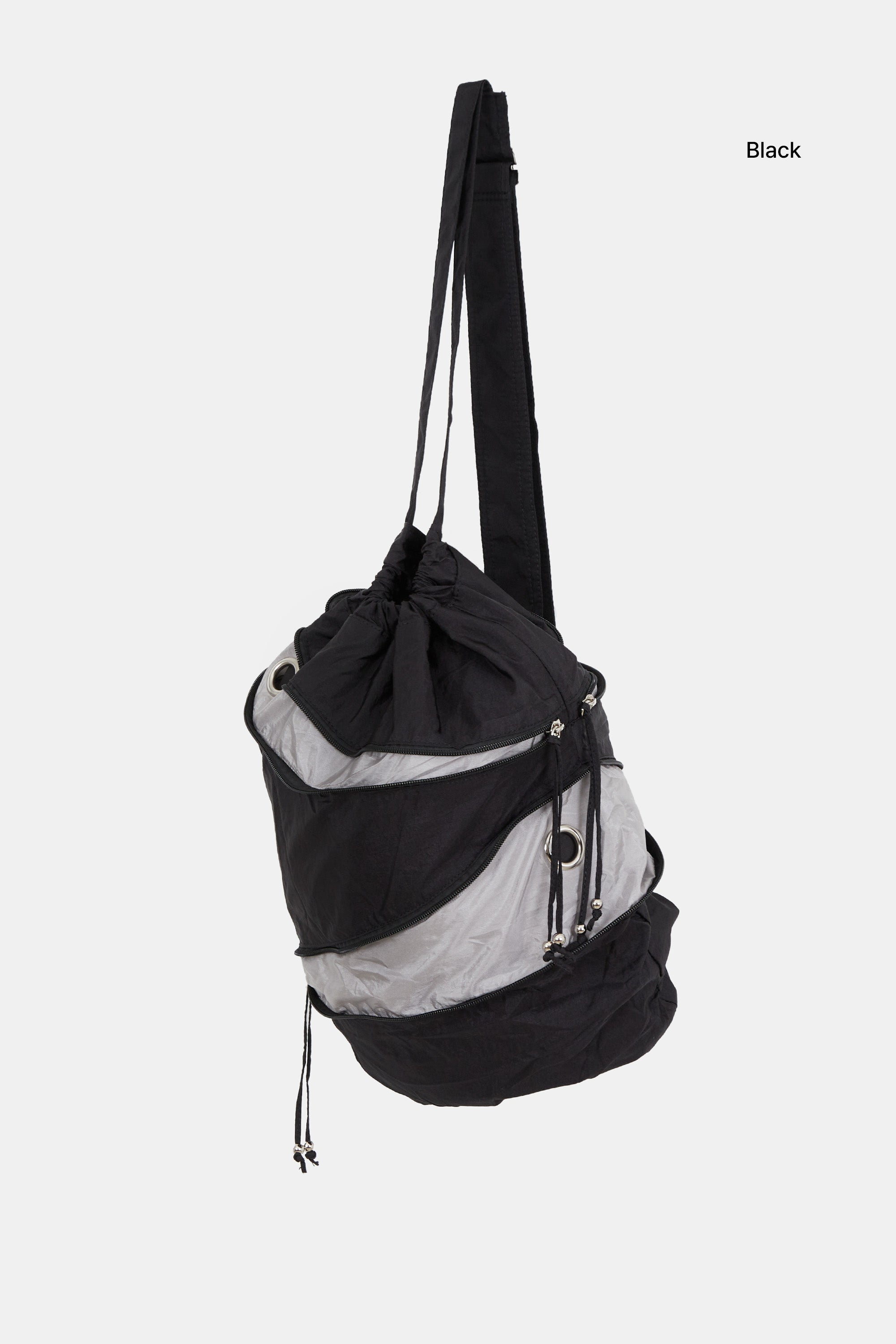 【Raucohouse】Winding zip up drawstring cross bag Winding zip up drawstring cross bag - Raucohouse | 60