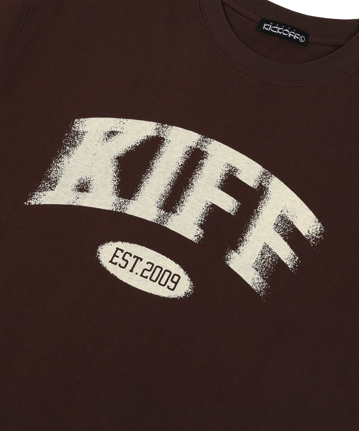 [NK] Kiff Arch Logo Tee (Brown)_K24QB704