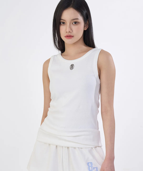 THUNDER LOGO TIGHT SLEEVELESS TANK TOP FOR UNISEX