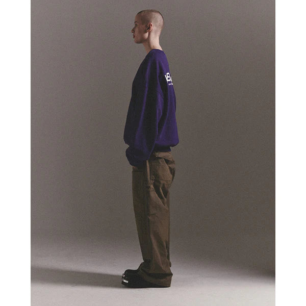 LIBERE ロゴクルーネックスウェット