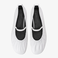 TUTU FLAT IN PURE WHITE