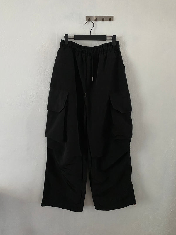 Daily Cargo String Balloon Wide Pants 3C