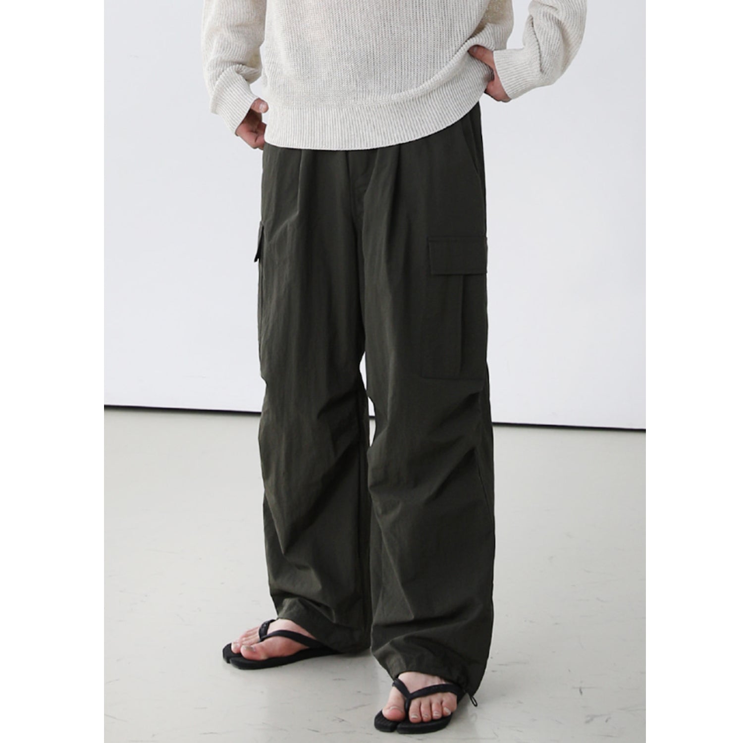 NYLON STRING CARGO PANT'S