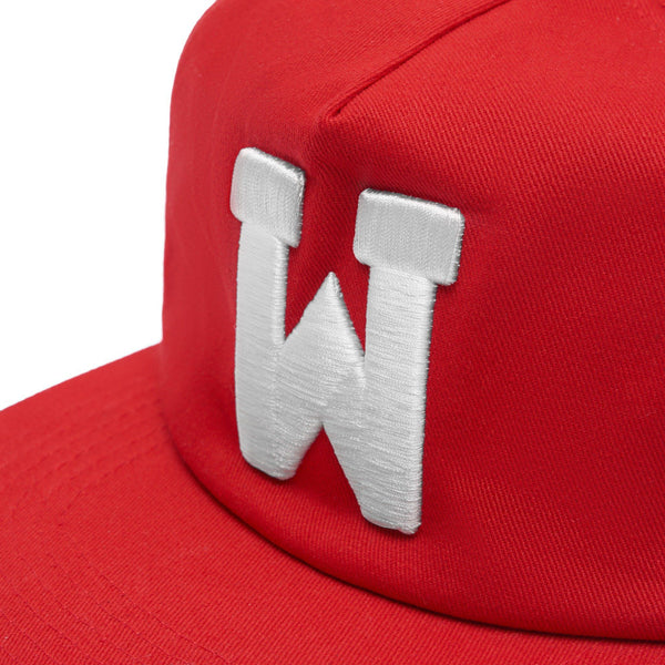 W LETTER CAP - RED