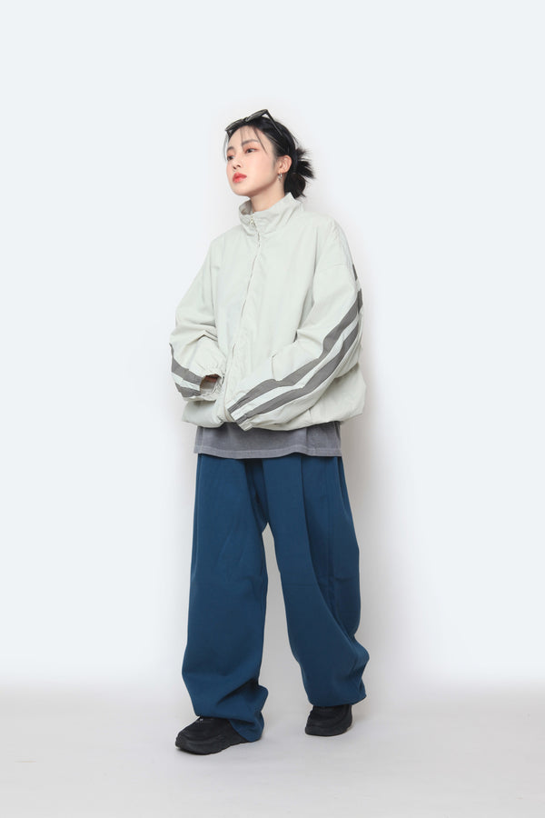 Two-Line Wind Zip-Up Jacket