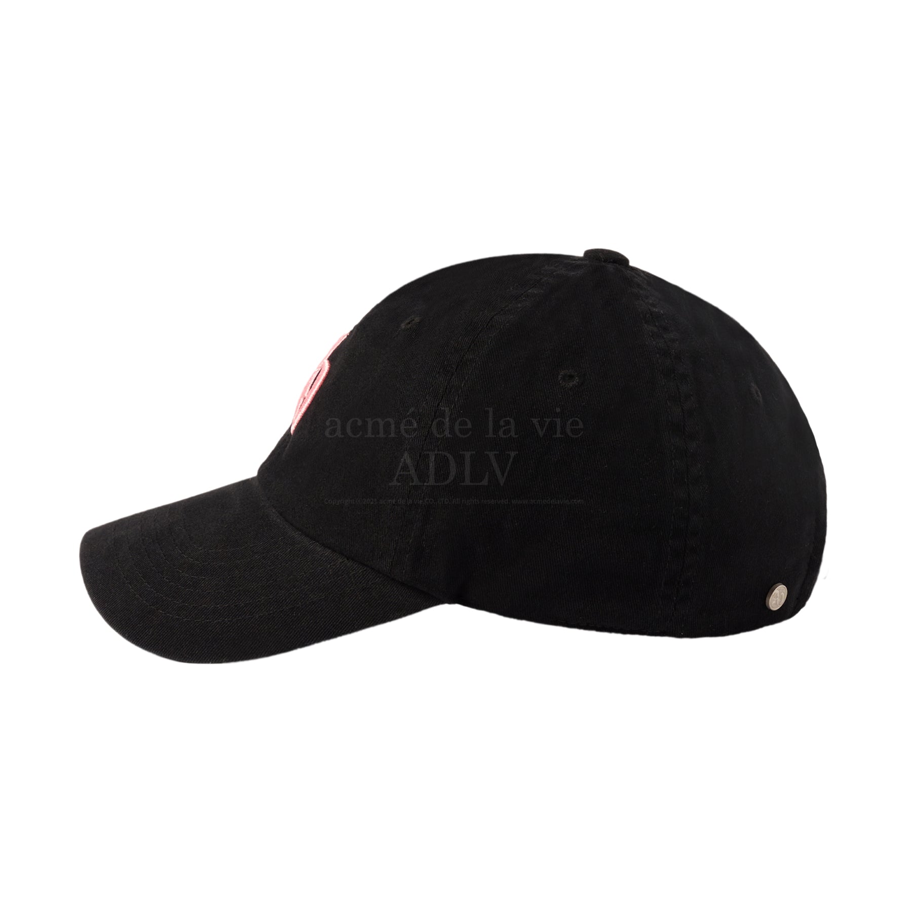 ★BLACKPURPLE★ BadBat Ball Cap White BP24FWCAP03_WH White Power Vintage Baseball Cap Embroidered Cotton