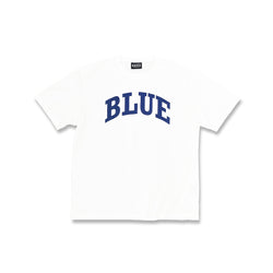 BLUE HALF SLEEVE TEE (WHITE)
