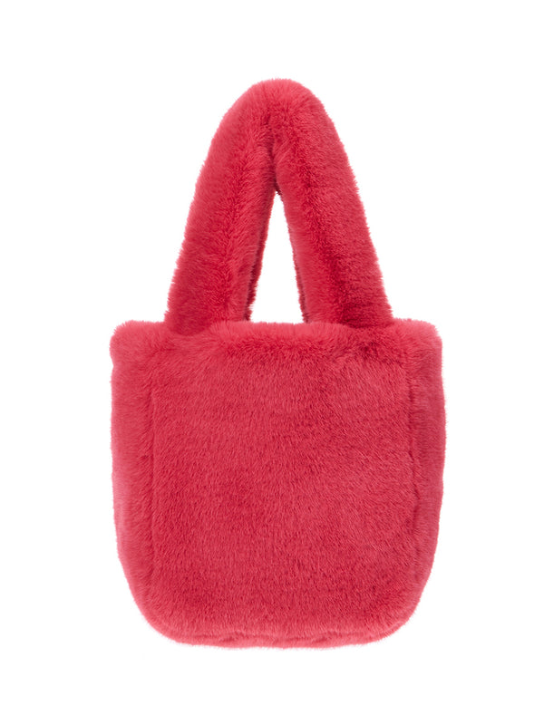 COYA fur tote bag [hot pink]