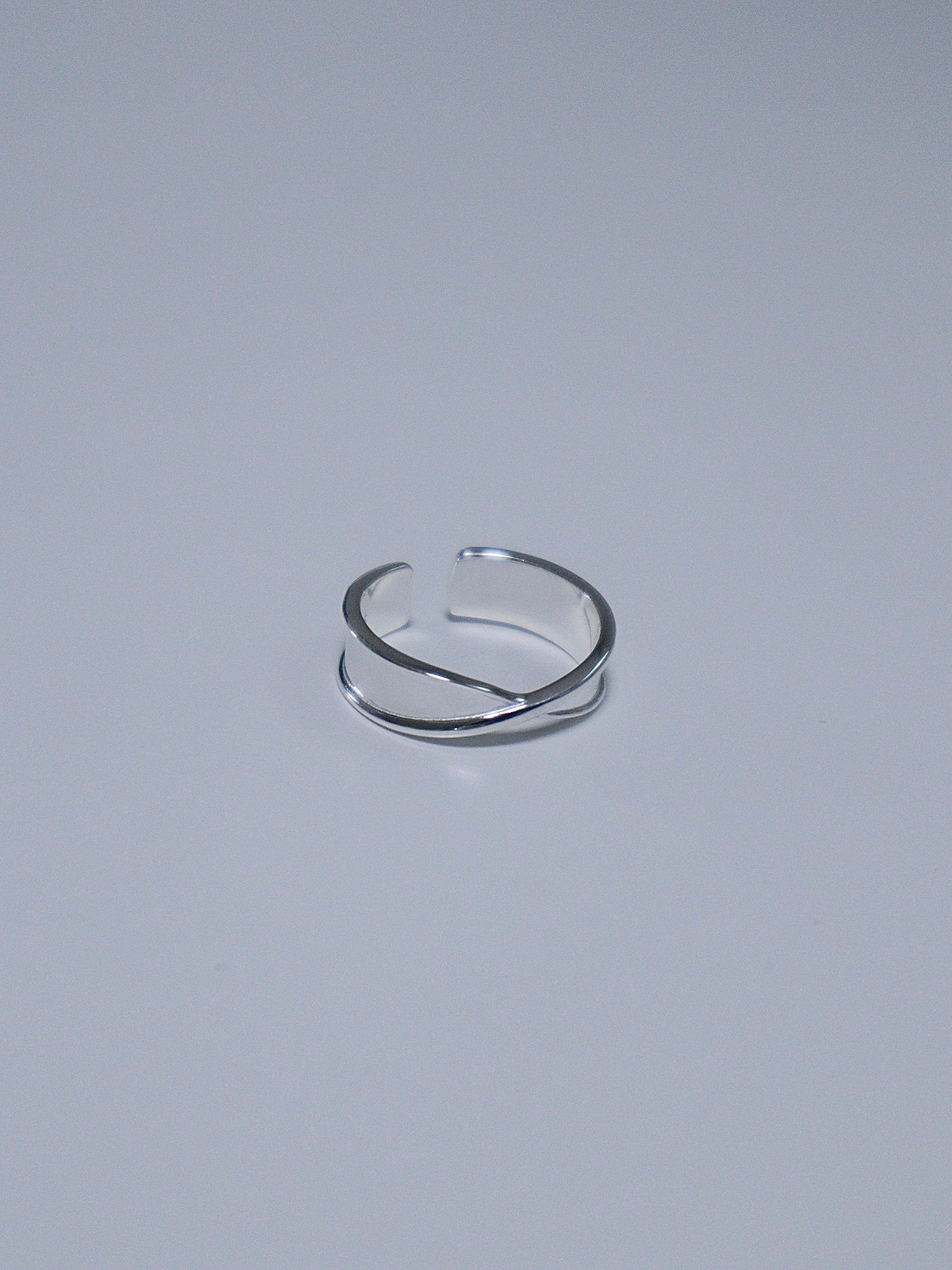 925silver band knot silver ring