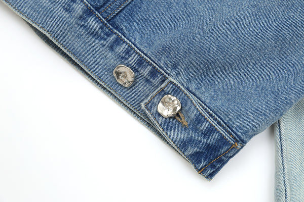 Mwoong Washed Denim Trucker Jacket