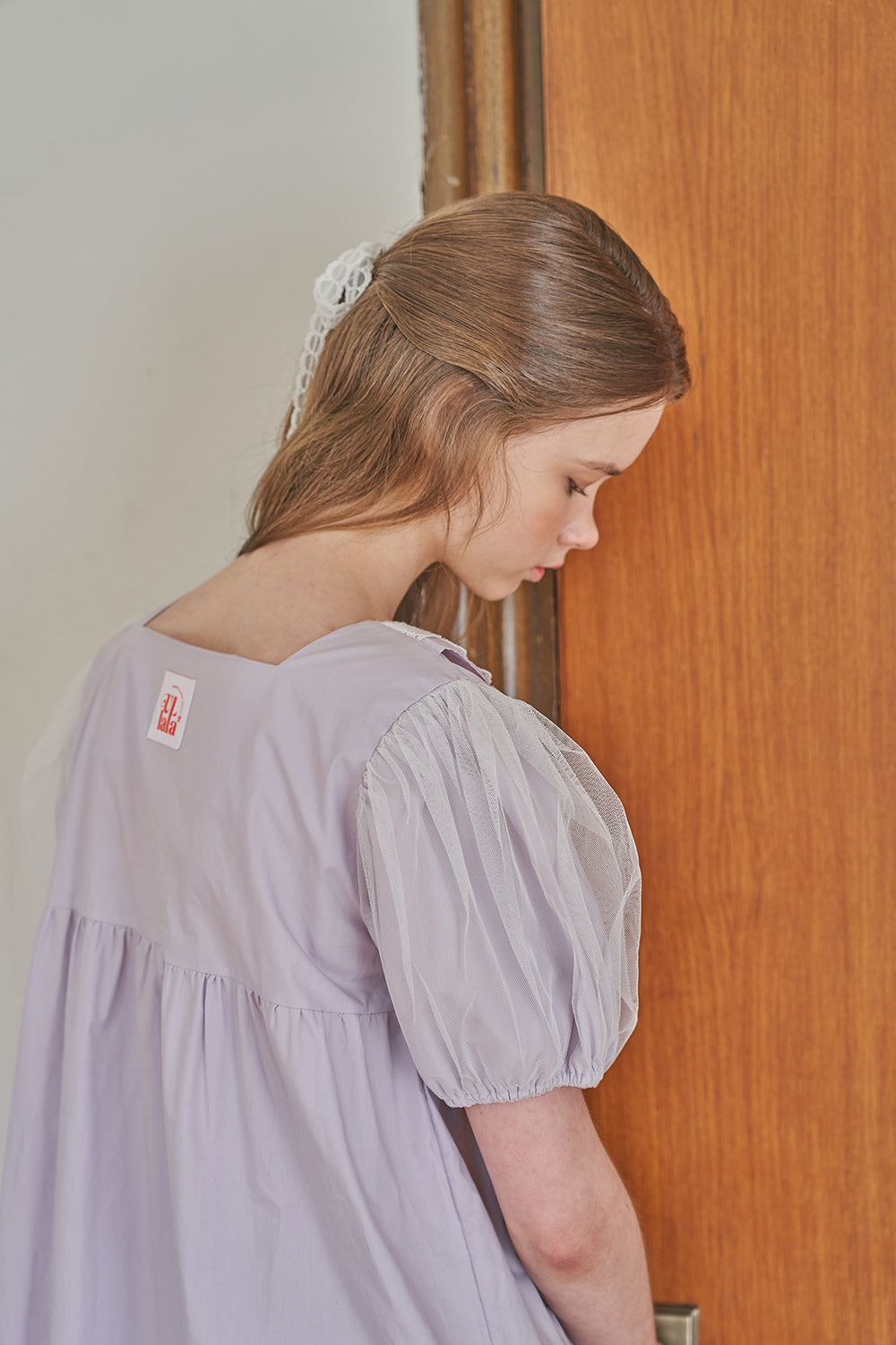 ULLALA PAJAMA Married Short-sleeve One-piece Light Purple