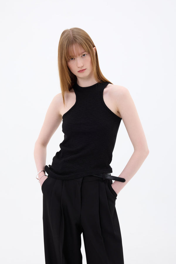 JAY SLEEVELESS TOP / BLACK