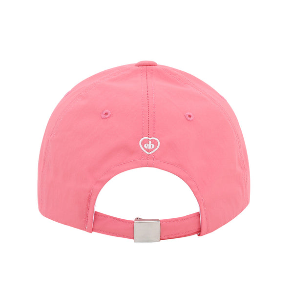 sunniest heart nylon ball cap_pink